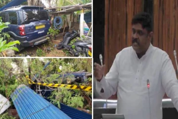 வவுனியாவில் வீட்டுக்குள் நுழைந்த காவல்துறையினரின் வாகனம்: நாடாளுமன்றில் தமிழ் எம்பி கண்டனம்