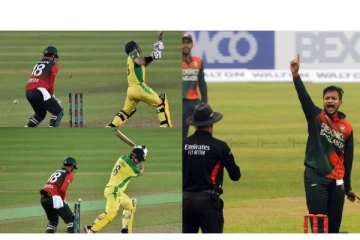 அவுஸ்திரேலியா வீரர்களை அசால்ட்டாக எடுத்த ஷகிப் அல் ஹசன்! எப்படி அவு ஆகியிருக்காங்க பாருங்க: வைரலாகும் வீடியோ