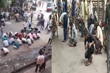 சாலையில் வைரக்கற்கள் விழுந்ததா! பொதுமக்கள் குவிந்து மும்முரமாக தேடல்