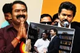 நாம் தமிழர் கட்சியின் தலைவர் சீமானை சந்தித்தார் முதல்வர் விஜய்!