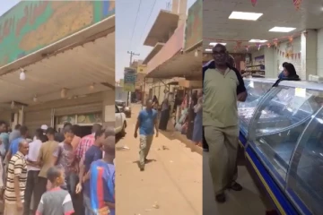 சூடானில் உணவு தட்டுப்பாடு - மக்கள் கடைகளை நோக்கி படையெடுப்பு