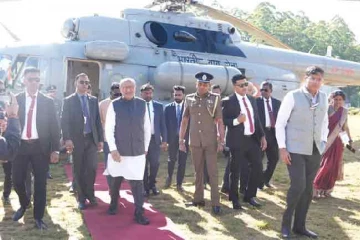 ඉන්දීය උප ජනපති නුවරඑළියට