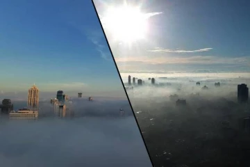 நுவரெலியா போன்று மாறும் கொழும்பு : மறைந்து போகும் கட்டடங்கள்(Video)