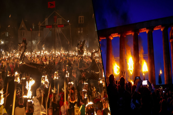 ஸ்கொட்லாந்தில் பிரமாண்டமாக கொண்டாடப்பட்ட நெருப்பு திருவிழா | Grand Fire Festival Celebrated In Scotland ஸ்கொட்லாந்தில் பிரமாண்டமாக கொண்டாடப்பட்ட நெருப்பு திருவிழா | Grand Fire Festival Celebrated In Scotland