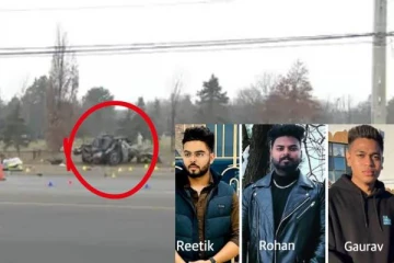 கனடாவில் கோர விபத்து: மூன்று இந்தியர்கள் ஸ்தலத்திலேயே பலி