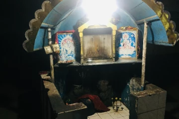 வவுனியாவில் பிள்ளையார் சிலை மாயம்(Photos)