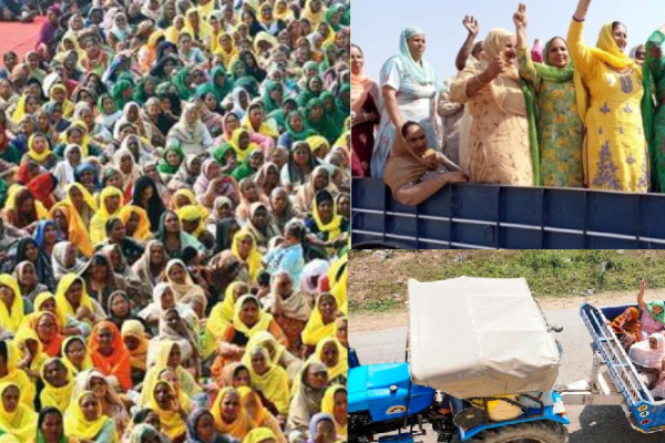 மகளிர் தினத்தையொட்டி டெல்லியில் 40,000 பெண் விவசாயிகள் போராட்டம்! | Farmers Protest Delhi Women Day