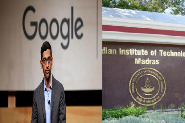 ஐஐடிக்கு ரூ.8கோடிஅளிக்கவுள்ள கூகுள்: காரணம் என்ன? | 1 Million Grant To Iit Madras Sundar Pichai ஐஐடிக்கு ரூ.8கோடிஅளிக்கவுள்ள கூகுள்: காரணம் என்ன? | 1 Million Grant To Iit Madras Sundar Pichai