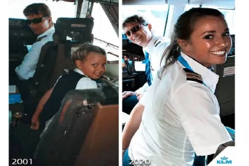 ஒரே விமானத்தை ஓட்டும் அப்பா- மகள்! இணையத்தில் டிரெண்டாகும் புகைப்படம்