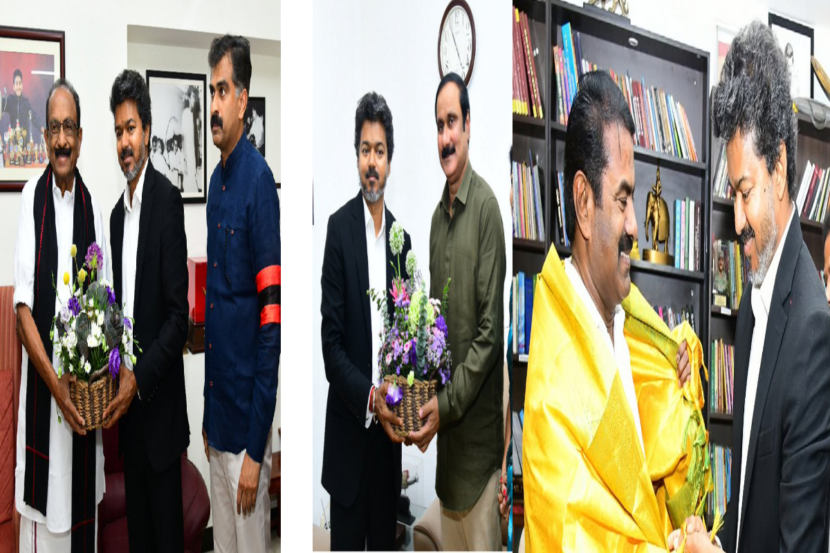 முதலமைச்சர் விஜய் பல்வேறு அரசியல் தலைவர்களுடன் சந்திப்பு | Chief Minister Vijay Meets Political Leaders முதலமைச்சர் விஜய் பல்வேறு அரசியல் தலைவர்களுடன் சந்திப்பு | Chief Minister Vijay Meets Political Leaders