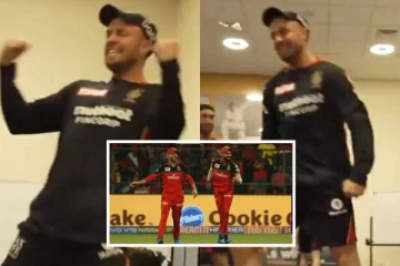 மும்பை வெற்றிக்கு பின் நடந்த மீட்டிங்! கோலியை போன்றே செய்து காட்டிய டிவில்லியர்ஸ்: வெளியான வீடியோ