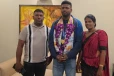 රටටම ආඩම්භරයක් වෙමින් පොදුරාජ්‍ය මණ්ඩලීය ක්‍රීඩා උළෙලේ රන් පදක්කම දිනූ රුමේෂ් තරංග දිවයිනට