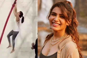 கால் வைக்காமல் ஏணியில் ஏறும் சமந்தா! வெறித்தனமான ஒர்கவுட் வீடியோ வைரல்