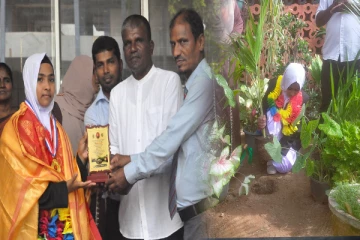 10 இலட்சம் மரங்களை நட முயற்சிக்கும் 12 வயது மாணவிக்கு வழங்கப்பட்ட விருது