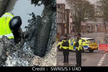 இங்கிலாந்தில் கண்டுபிடிக்கப்பட்ட இரண்டாம் உலகப்போர்க்கால குண்டுகள்: 5,000 பேர் வெளியேற்றம்