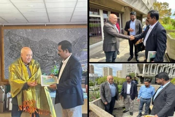 பிரான்ஸ் பொபினி நகரத்தின் முதல்வரை சந்தித்த சிறீதரன் எம்.பி