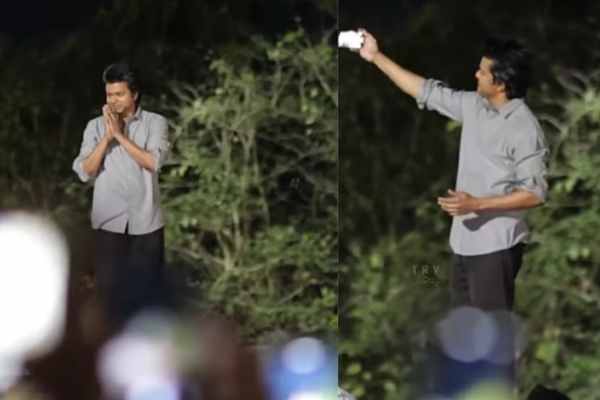 தூக்கி வைத்துக்கொண்ட விஜய், கட்டியணைத்து முத்தம் கொடுத்த சிறுமி- கியூட்டான வீடியோ | Vijay Met Cute Fan In Kerala