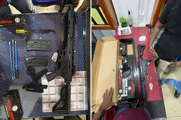 கொழும்பில் நவீன ஆயுதமொன்றுடன் ஒருவர் கைது | One Arrested With A Modern Weapon In Colombo