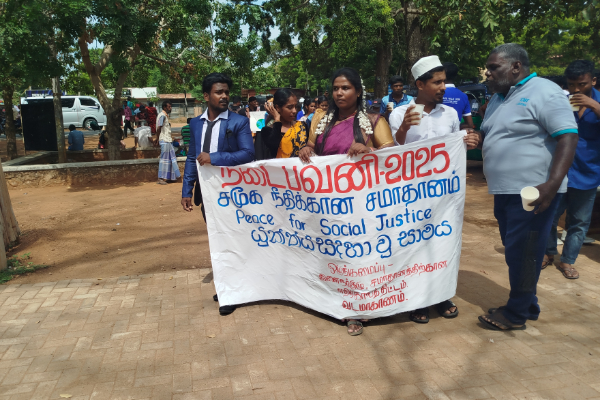 கிளிநொச்சியில் இடம்பெற்ற சமாதானத்திற்கான நடைப்பவனி | Peace Walk Held In Kilinochchi