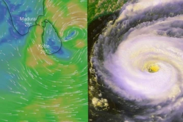 ඉදිරි පැය කිහිපය භයානකයි. සුළි කුණාටුවක් ගැන දැනුම්දීමක්..