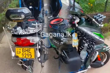 ස්කූටර් ඩියෝ රැජිනගෙ හැඩ බලන්න..ඉස්සරහින් වතුරත් විදිනව.(VIDEO)
