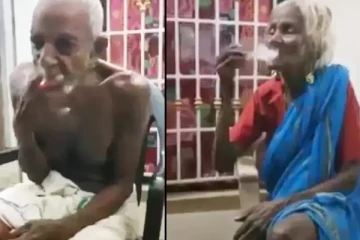 மனைவியுடன் தாத்தா அடித்த லூட்டி...வயதான தம்பதியினர் ஜோடியாக செய்த காரியம்!