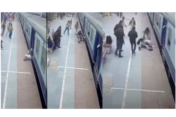 ஓடும் ரயிலில் ஏற முயன்று ரயிலுக்கு அடியில் இழுத்துச் செல்லப்பட்ட முதியவர் - வைரலாகும் அதிர்ச்சி வீடியோ...!