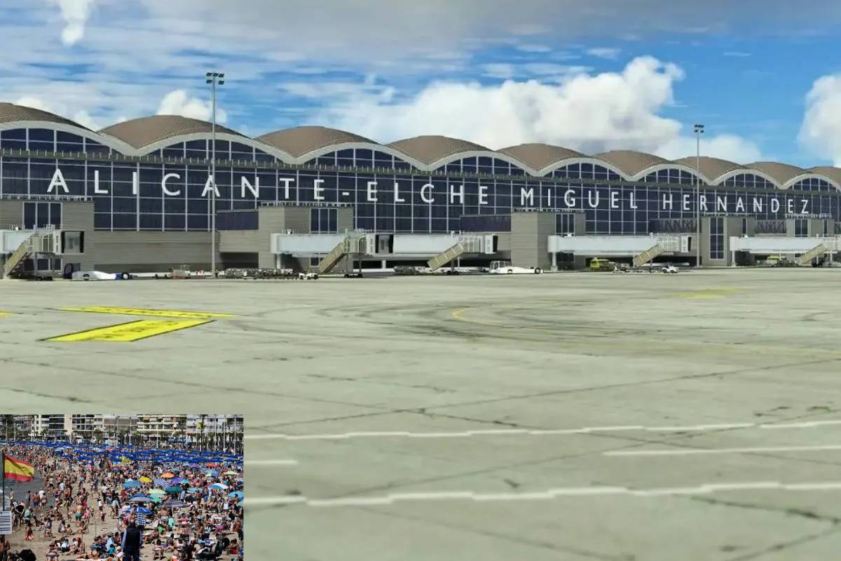 Spain airports scheduled 7492 flights single day