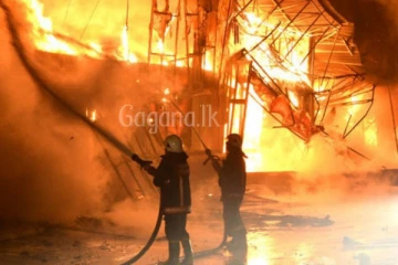 ප්‍රධාන නගරයක හෝටලයේ ගින්නක්..05කට තුවාල..