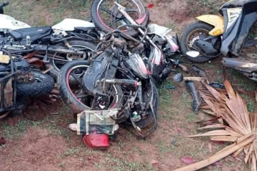 எரிபொருள் பெற வரிசையில் நின்ற வாகனங்களை தாக்கிய யானை (Video)