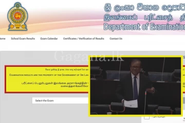 සා. පෙළ ප්‍රතිඵල නිකුත් කිරීම සහ උසස් පෙළ ගැන අධ්‍යපන ඇමතිගෙන් ප්‍රකාශයක්.