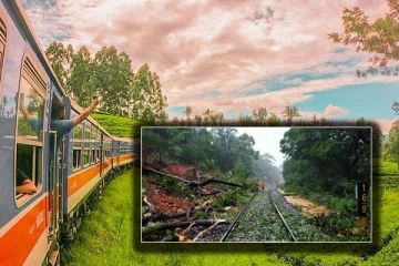 சீரற்ற காலநிலையால் தாமதமாகியுள்ள பதுளை தொடருந்து சேவை