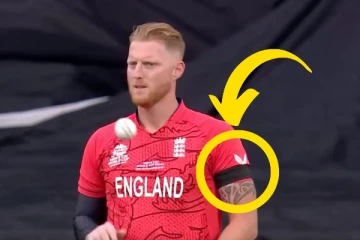 உலக கோப்பை இறுதிப்போட்டியில் கையில் கருப்பு பட்டை அணிந்து விளையாடும் இங்கிலாந்து வீரர்கள்! காரணம் என்ன?
