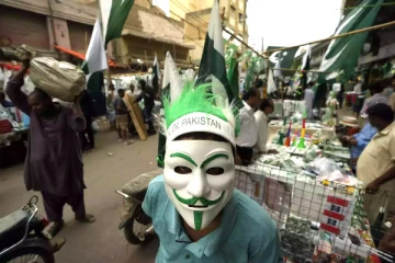 பாகிஸ்தானின் சுதந்திர தினத்தை கருப்பு தினமாக அனுசரிக்கும் பாகிஸ்தான் ஆக்கிரமிப்பு காஷ்மீர்