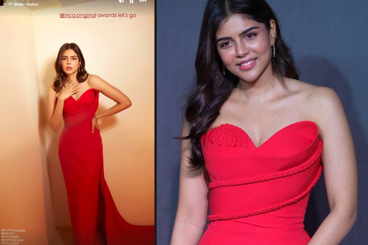 விருது விழாவில் கலக்கல் லுக்கில் நடிகை கல்யாணி பிரியதர்ஷன்!! அந்த ஆடை மட்டும் இவ்வளவா... | Kalyani Priyadarshan Wearing Dress Prize Viral