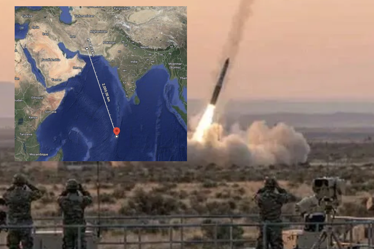 சர்வதேசத்தையே அச்சத்தில் தள்ளிய ஈரானின் அதிரடி நகர்வு.. இதுவரை வெளியில் காட்டாத பயங்கர ஏவுகணை! | Iran Fires 2 Ballistic Missiles Diego Garcia Base