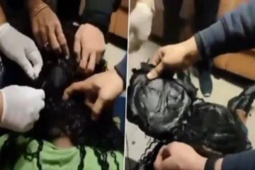 தலைமுடி & உள்ளாடைக்குள் வைத்து ரூ.9 கோடி மதிப்பிலான போதைப்பொருளை கடத்திய பெண்