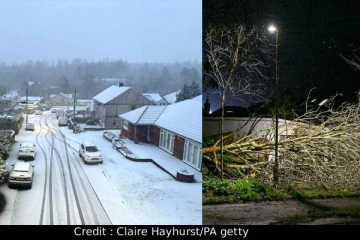 Goretti புயல்: பிரித்தானியாவில் இருளில் மூழ்கிய 44,000 வீடுகள்