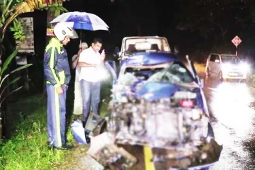 காரும் லொறியும் நேருக்கு நேர் மோதி விபத்து: ஒருவர் பலி