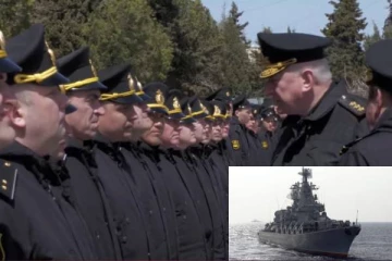 போர்க்கப்பல் மூழ்கிய பிறகு...முதல்முறையாக உலகிற்கு காட்டப்பட்ட மாலுமிகள்: ரஷ்யா அதிரடி!