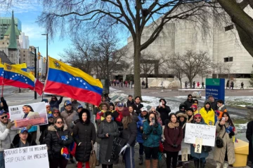 வெனிசுவேலாவில் ஜனநாயக மாற்றம் கோரி ஒட்டாவாவில் அமைதிப் பேரணி