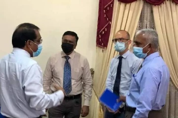 யாழ். மாவட்ட அரச அதிபருடன் ஐக்கிய நாடுகளின் முக்கியஸ்த்தர்கள் சந்திப்பு