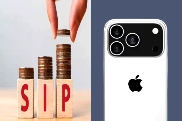iPhone 17 Pro EMI SIP investment, SIP vs smartphone purchase, invest instead of buying iPhone,iPhone 17 Pro price India, mutual fund returns SIP 2025, EMI calculator SIP returns, long-term investment