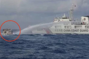 பிலிப்பைன்ஸ் படகு மீது சீனா பீரங்கி தாக்குதல்