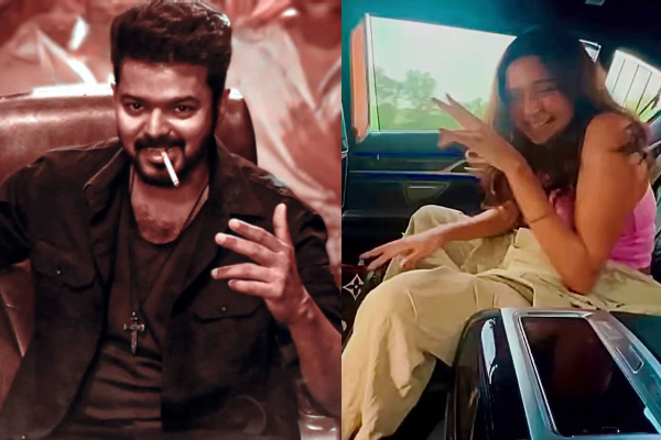 காருக்குள் அப்படியொரு குத்தாட்டம் போட்ட அதிதி ஷங்கர்.. அதுவும் விஜய்யின் சர்ச்சையில் சிக்கிய பாடலுக்கு | Aditi Shankar Dance For Vijay Naa Ready Song