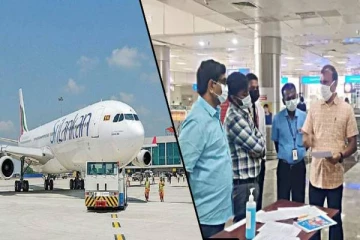 சீனாவிலிருந்து இலங்கை வந்த நபரால் விமான நிலையத்தில் குழப்பம்
