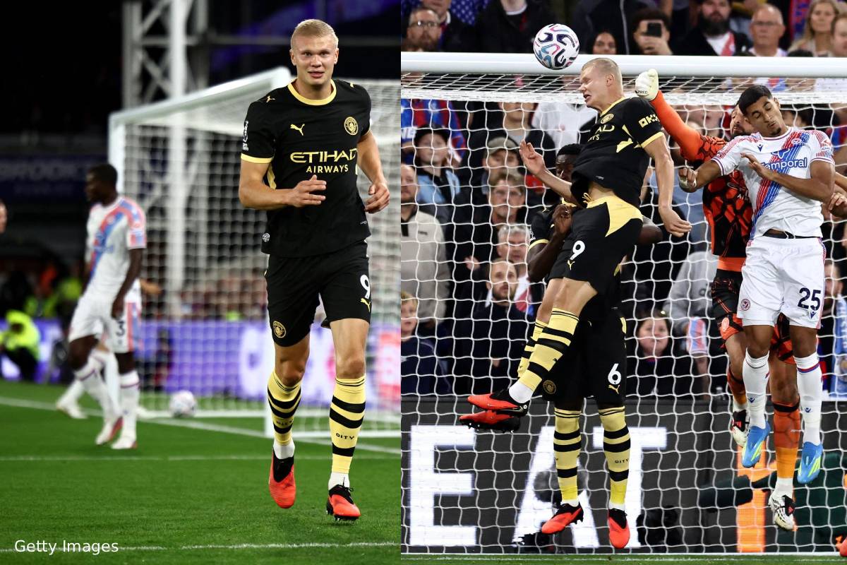 Man City vs Palace/Erling Haaland