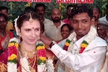 பிரான்ஸ் பெண்ணை கரம் பிடித்த தேனி இளைஞர் - சுவாரஸ்ய காதல் கதை!