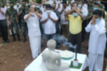 குருந்தூர் ஆதி ஐயனார் ஆலய அமைவிடத்தில் குருந்தாசேவ விகாரை சிதைவுகள்- பறிபோகும் தமிழர் வழிபாட்டு நிலங்கள்!