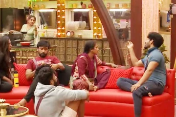 நீ பெரிய இதுன்னு நினைச்சிட்டு இருக்கியா! பாலாஜியிடன் பஜாரியாக பேசிய வனிதா!!